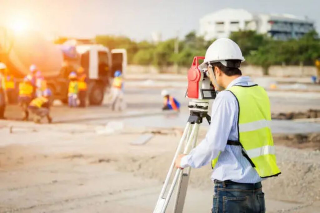 Construction surveyors